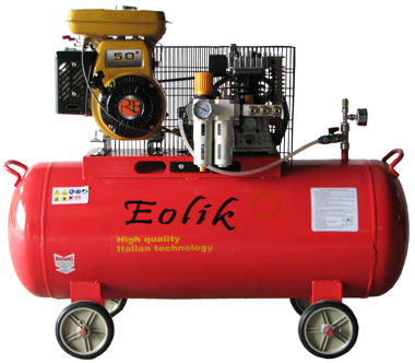 AIR COMPRESSORS WITH GASOLINE ENGINE  RB 5HP/150L / 